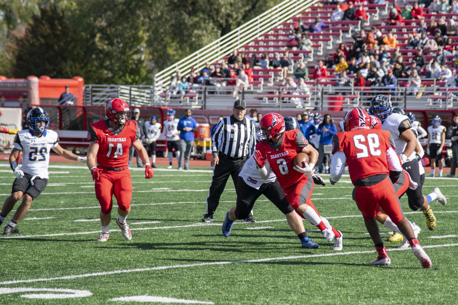 The Firebirds compete in front of full crowd at Homecoming 2021.